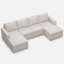 Canapé modulaire rembourré avec rangement Rafael-98919684