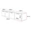 Unfinished TV Stand for TVs up to 58"-1666686211