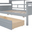 Lit de jour gris simple avec lattes de bois - rangement supplémentaire, choix de vie polyvalent sur la plateforme pour plus de stabilité-1571231097