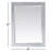 Keira Solid Wood Rectangle Mirror-1301153122
