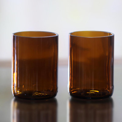11oz. Handmade Drinking Glass Set