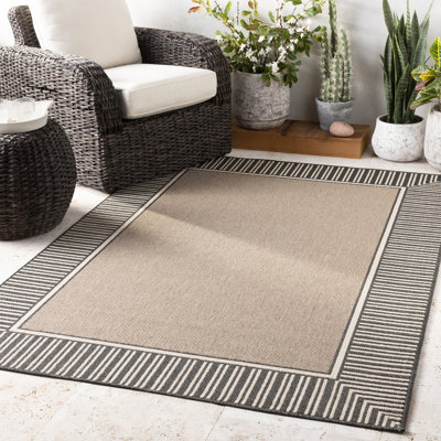 Tapis chameau / gris Devries