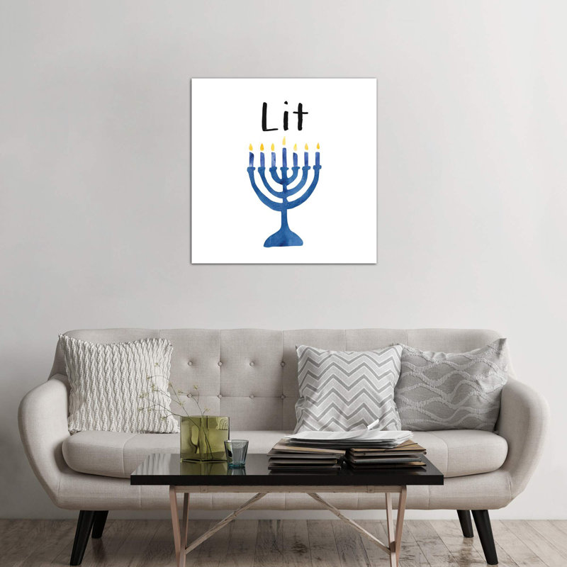 Lit by Linda Woods - No Frame Print on Canvas, 45.72 cm H x 45.72 cm W x 1.91 cm D