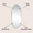 Milly 24 in. W x 36 in. H Medium Oval Metal Framed Wall Mirror-1970108134