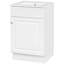 Meuble-lavabo de 20 po avec lavabo et tablette de porte, tablette réglable-680515508