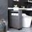 Bathroom Rolling Cabinet For Space Optimization In Gray - With Capacity Of 45 Lbs