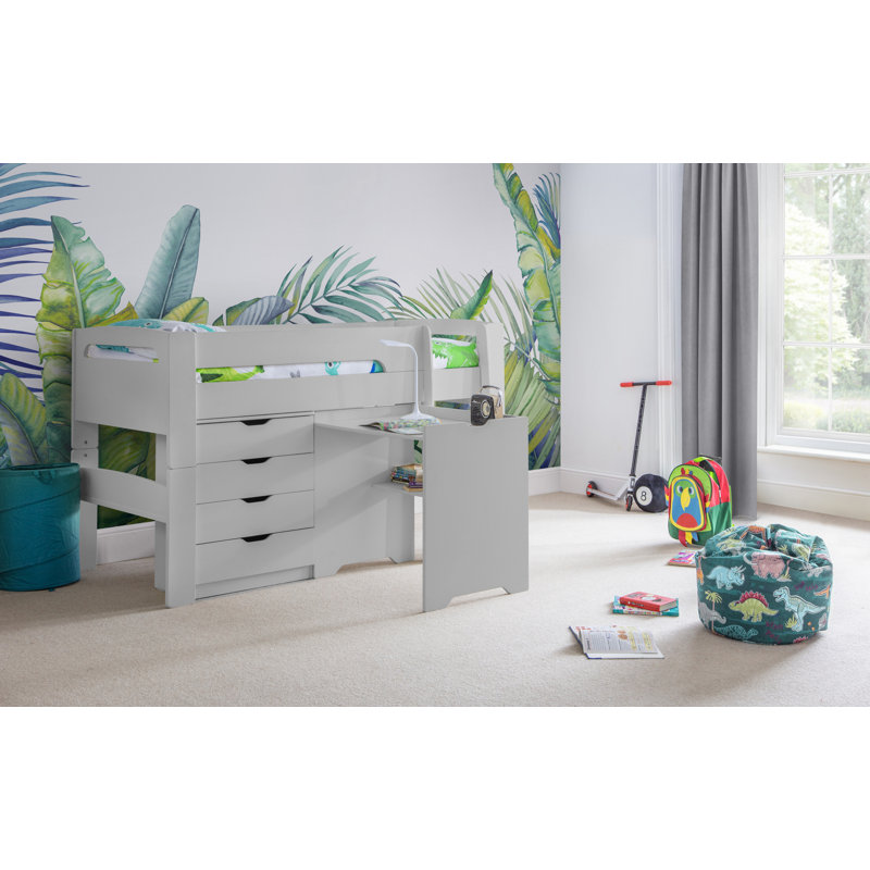 Lilianna Single (3') Mid Sleepers, No Curtain, Grey, No Curtain