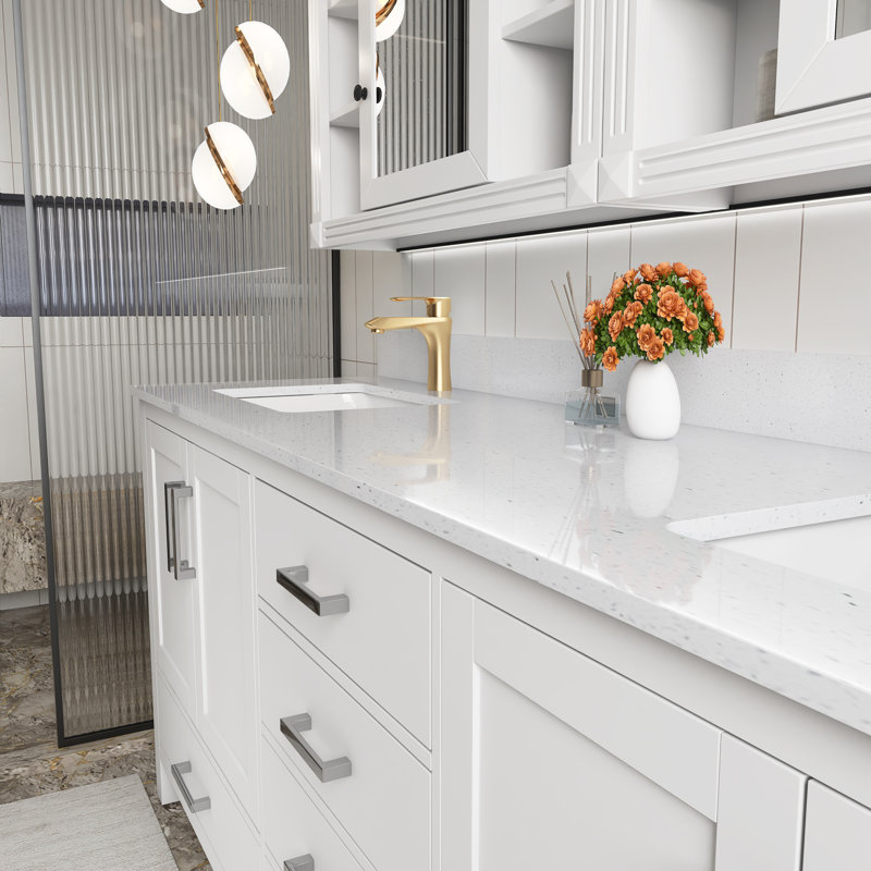 Ensemble de meuble-lavabo mural 80 po