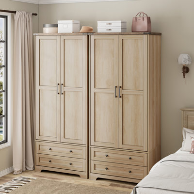 American Country Vintage Armoire（set Of 2）