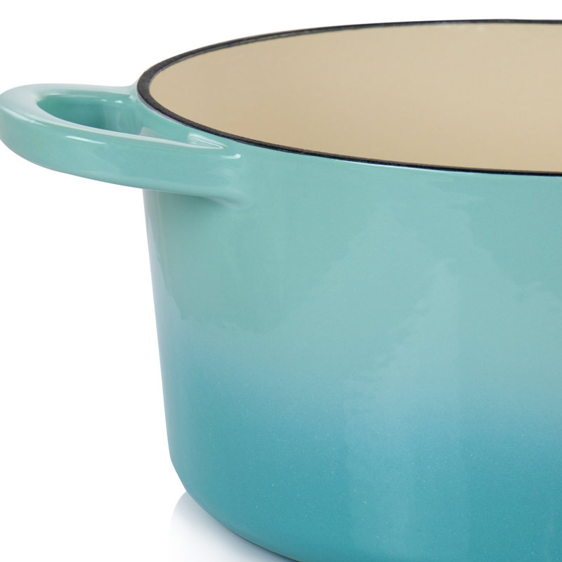 Cocotte en fonte émaillée Crock-Pot Artisan, Bleu, 5 pintes