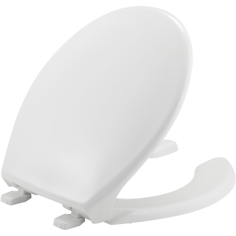 Siège de toilette rond en plastique
