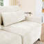Canapé à quatre places, 1 repose-pieds mobile, coussin lombaire, tissu chenille, structure en bois massif, ergonomique, éponge haute résilience, accoudoirs élégants, installation facile. Convient aux salons, hôtels, salons, beige-704796629-704796638-704796632