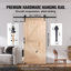 VEVOR 213.4 Cm H Barn Door with Hardware Kit Wood Sliding Barn Door Kit-1123905341
