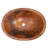 19" Oval Copper Bathroom Sink in Natural Patina