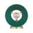 Orwell 1-Light Bath Vanity in Aged Brass with Pine Green-574713703
