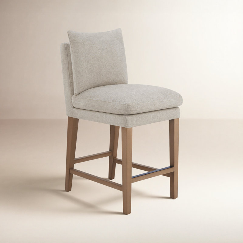Tabouret de comptoir rembourré Brinley, Chenille Milo