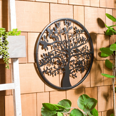 Akhai Iron Plants & Flowers Wall Decor