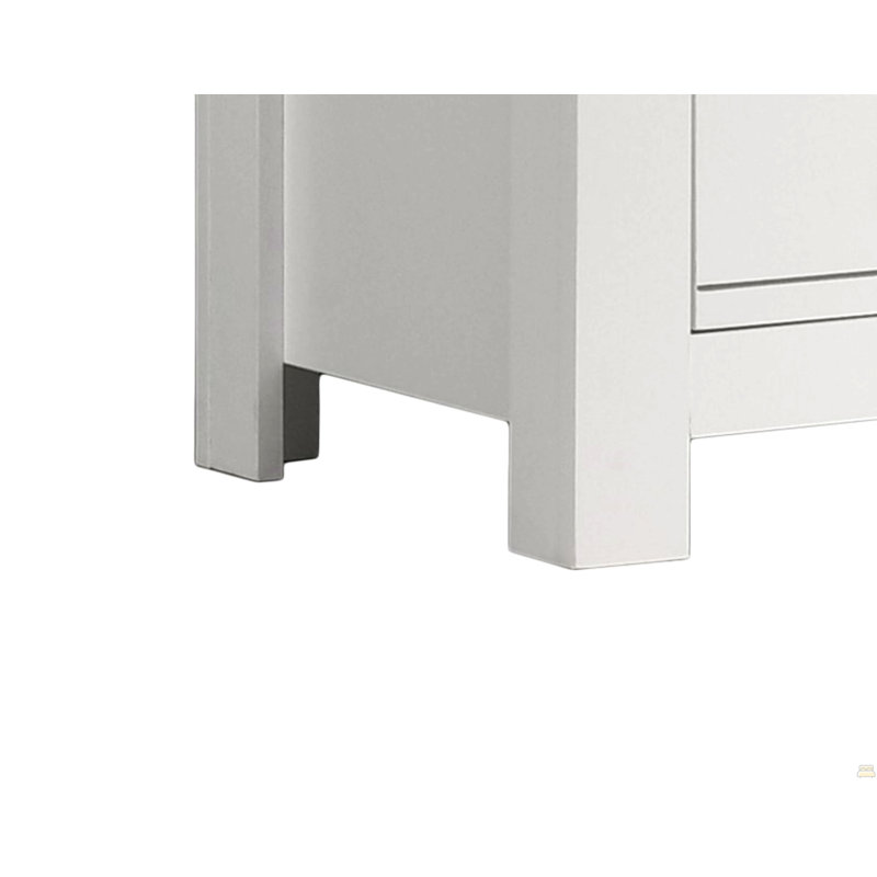 21.5" 2-Drawer Nightstand Bedside Table