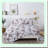 Peony Blossom Full Cotton Bedding Set - Shabby White Floral Sheets, Elegant Farmhouse Design, Super Soft & Hypoallergenic, Deep Pocket Fitted Sheet - 4-Piece Full Size Set