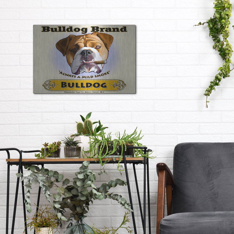 " Bulldog Cigar " by Brian Rubenacker, 12" H x 16" W