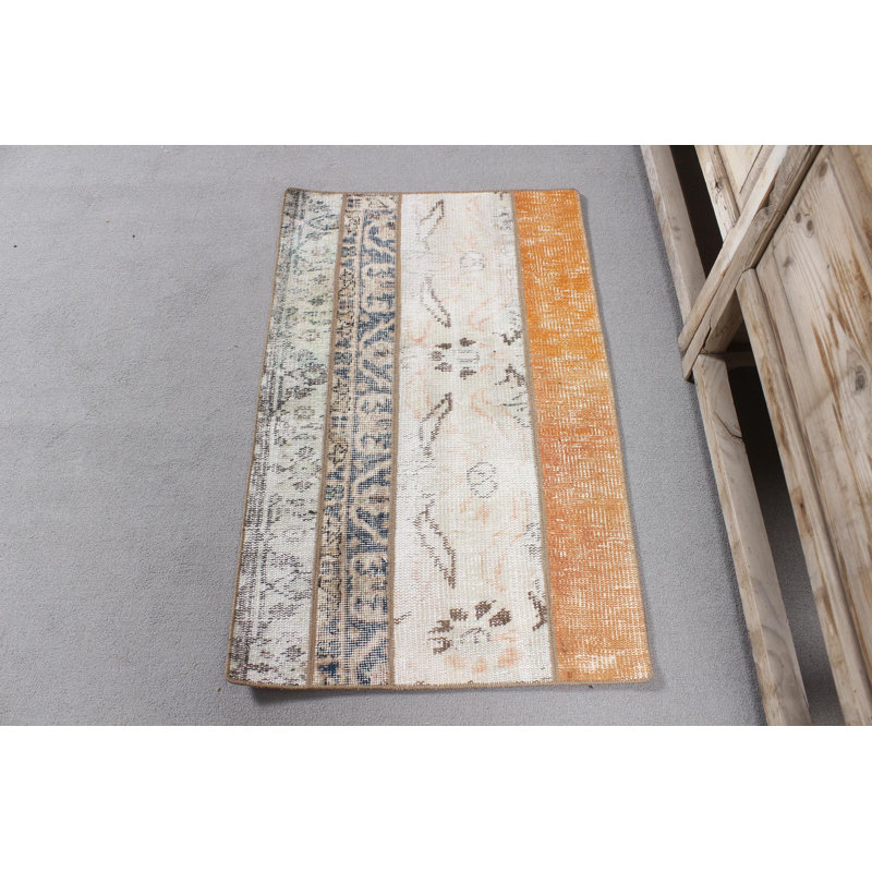 Handwoven Turkish Rug in Vibrant Earth Tones for a Touch of Bohemian Elegance in Your Living Space or Bedroom