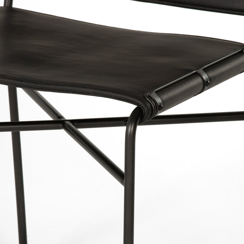 Loralee Upholstered Dining Chair, Black