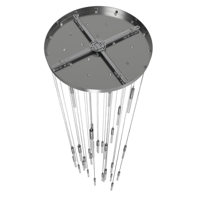 Boa 31 - Light LED Pendant, Polished Nickel