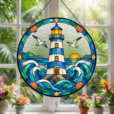 Nautical & Beach Window Panel