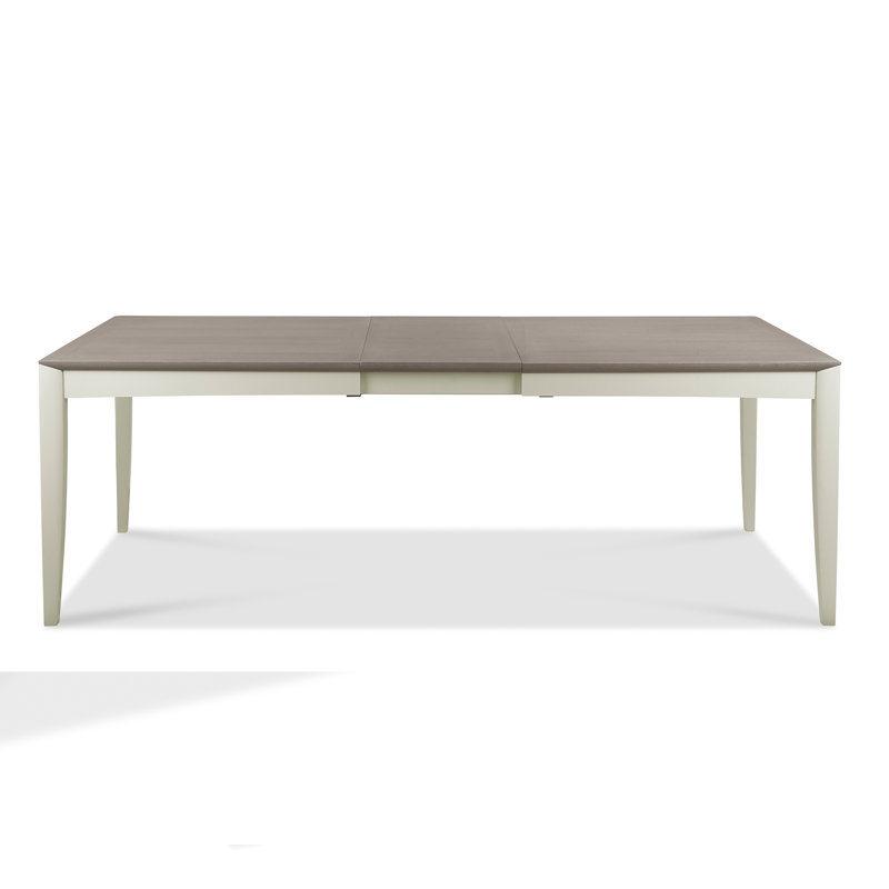 Izzie Rectangular Dining Table, Ivory, Beige,  H77 x L130 x W86cm