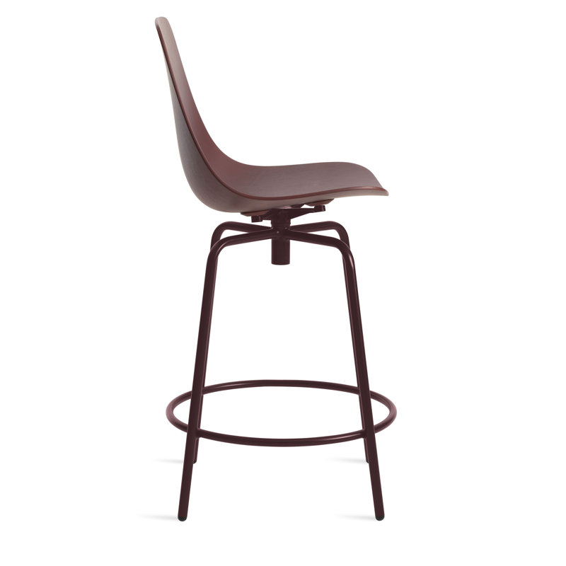 Clean Cut Swivel Stool, Gray Green, Counter Stool (24" Seat Height)