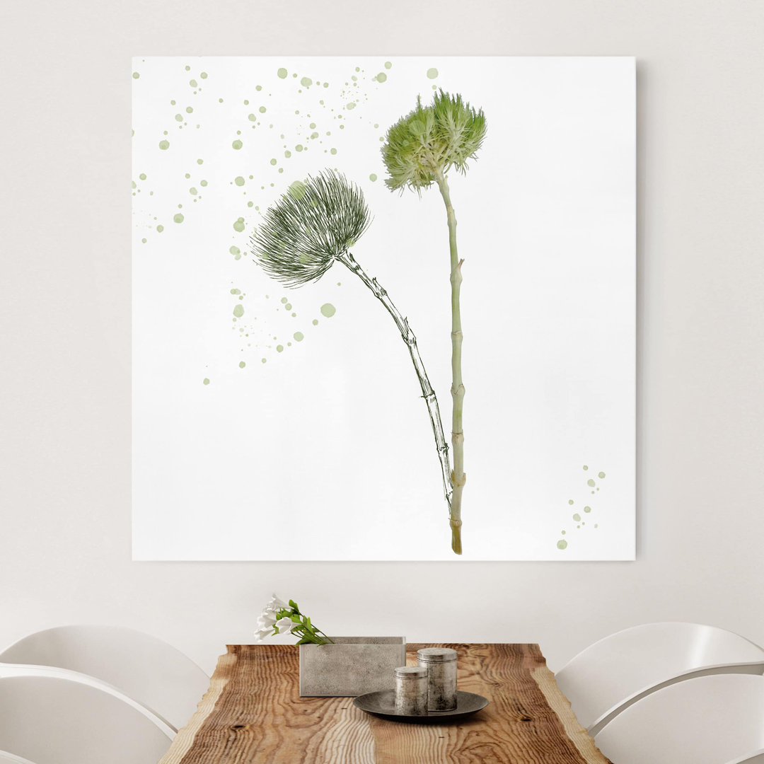 Leinwandbild Botanisches Aquarell