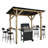 Aoodor 8' x 5' Wooden Grill Gazebo