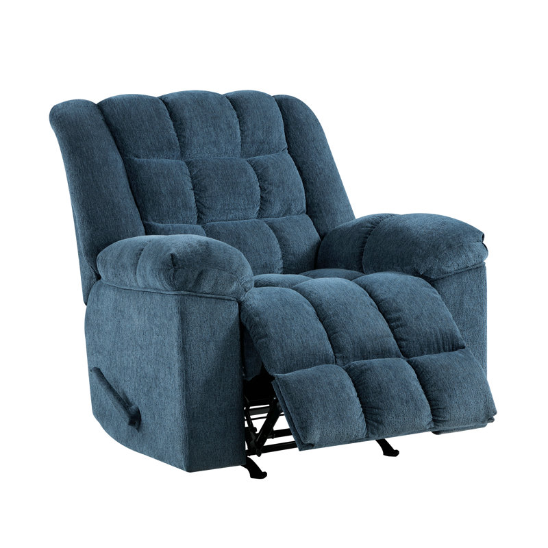 Fauteuil inclinable en chenille 1pc, Bleu
