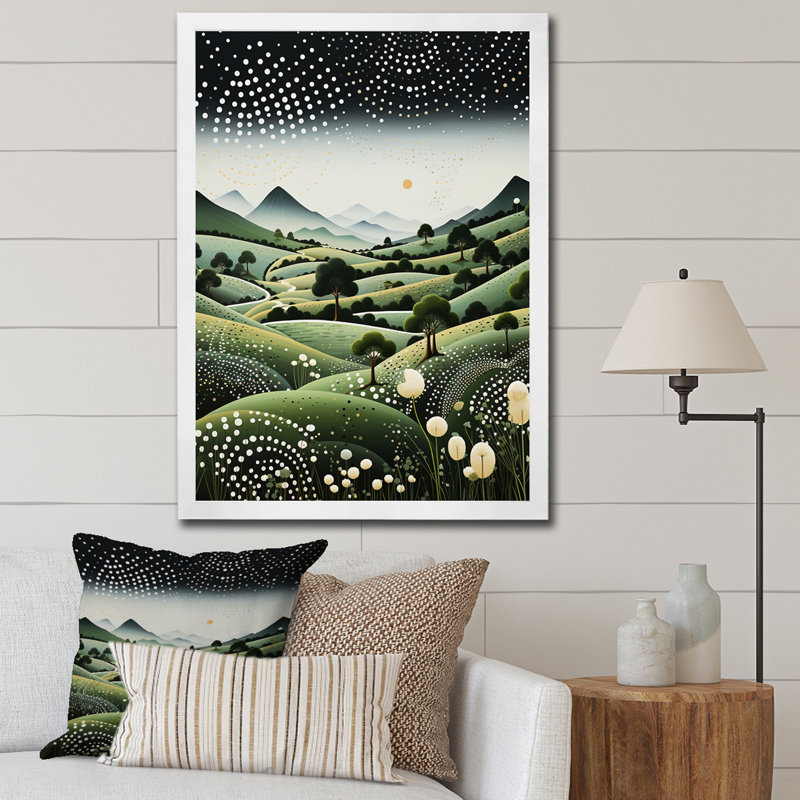 Art sacré Kiyrah, paysages sacrés II, Cadre photo blanc, H 32 po x l 24 po x P 1 po