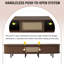 Unfinished TV Stand for TVs up to 58" with Fireplace Included