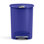 Simplehuman 50 Liter / 13 Gallon Semi-Round Kitchen Step Trash Can with Secure Slide Lock, Plastic
