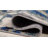Strausstown Marbled Abstract Dark Gray/Blue Rug-880358303
