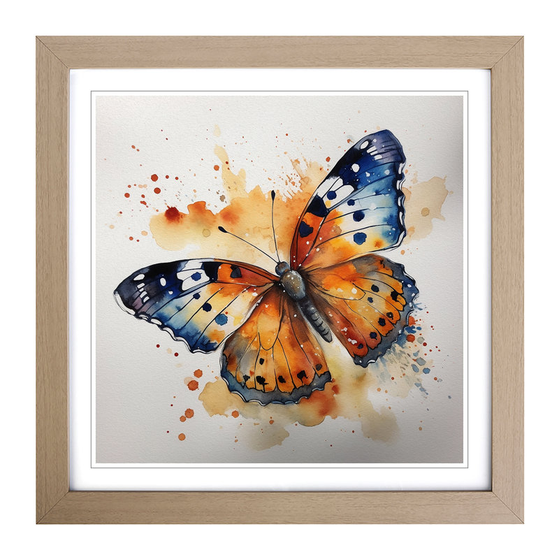Single Picture Frame Print on Wood, Oak
