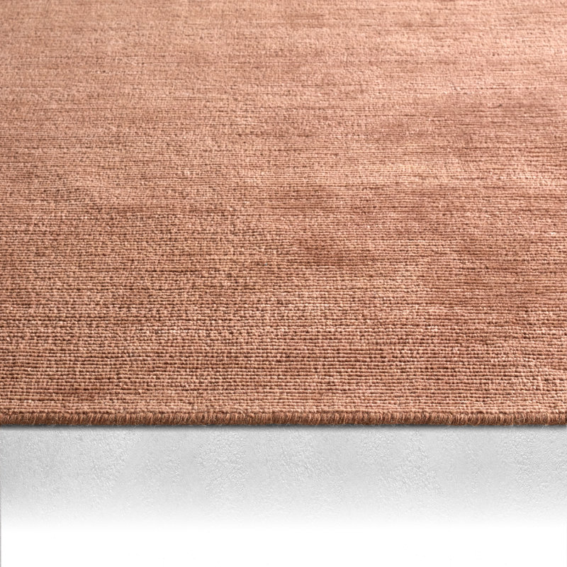 Jamal Hand Woven Wool Area Rug, Beige, Rectangle 72" x 108"