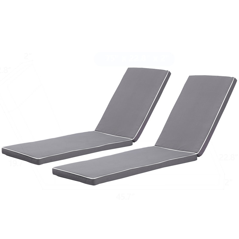 Outdoor Chaise Lounge Cushions Set for Ultimate Relaxation and Durability