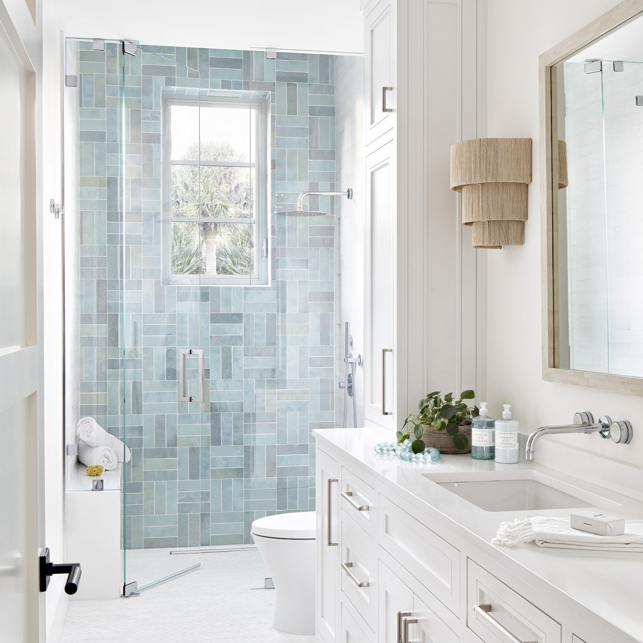 Cloe 2.5" x 8" Ceramic Tile, Baby Blue