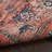 Oriental Machine Woven Machine Washable Polyester Area Rug in Red/Black-1374141241