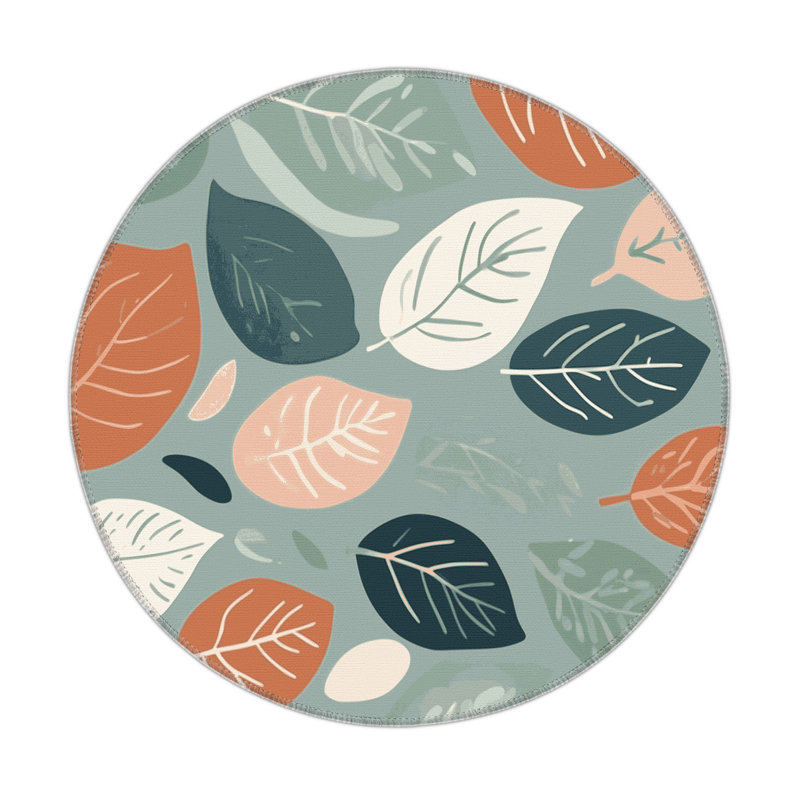 Gentle Meadow Indoor And Outdoor Area Rug, Round 5'