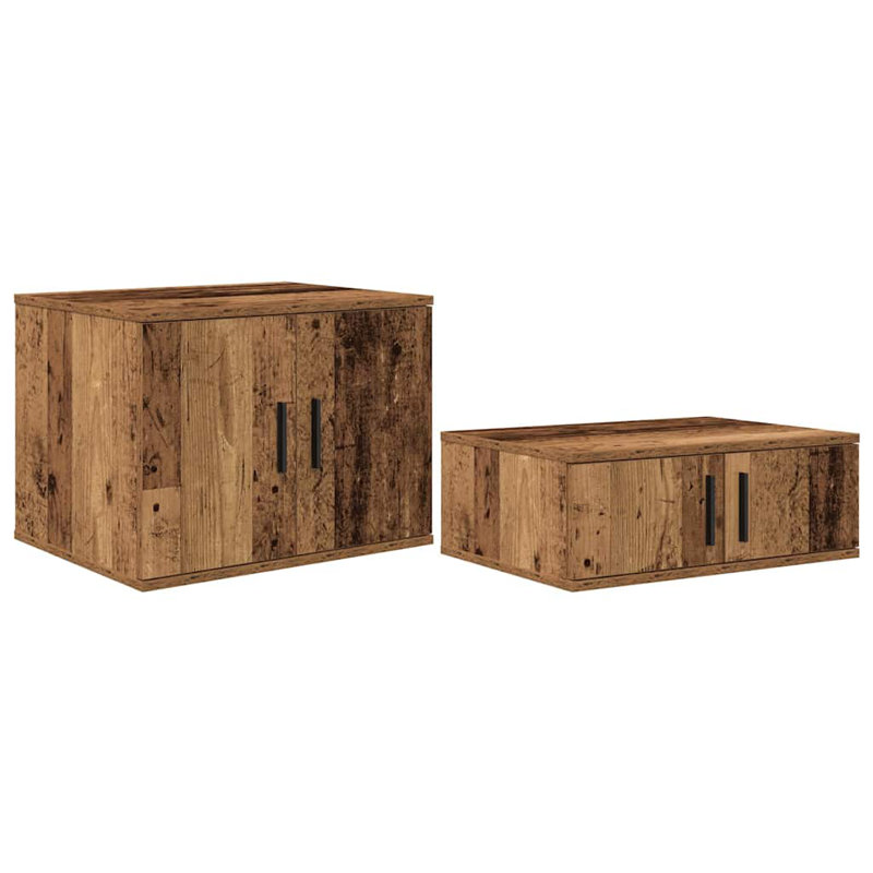 Storage Cabinet 127 X 41 X 40 Cm Engineered Wood, Old Wood