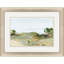 «Relaxing View Serene Landscape», reproduction d'art encadrée argentée