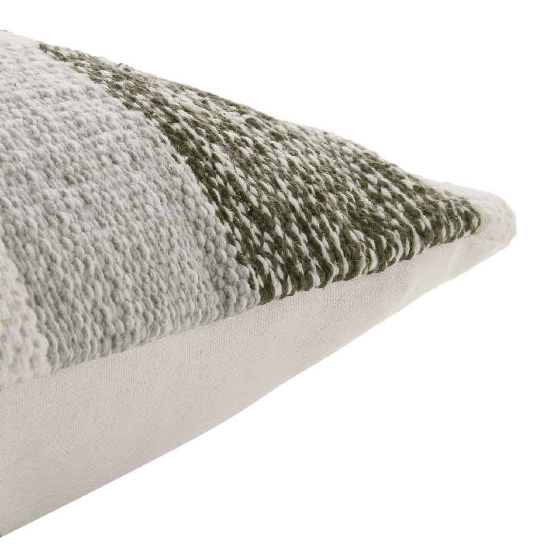 Cotton Multi-Color Rectangular Lumbar Cushion