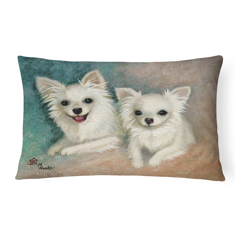  Coussin intérieur / extérieur Chihuahua the Siblings