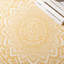 Tapis intérieur / extérieur Jordon 8734 ivoire / doré-276284311