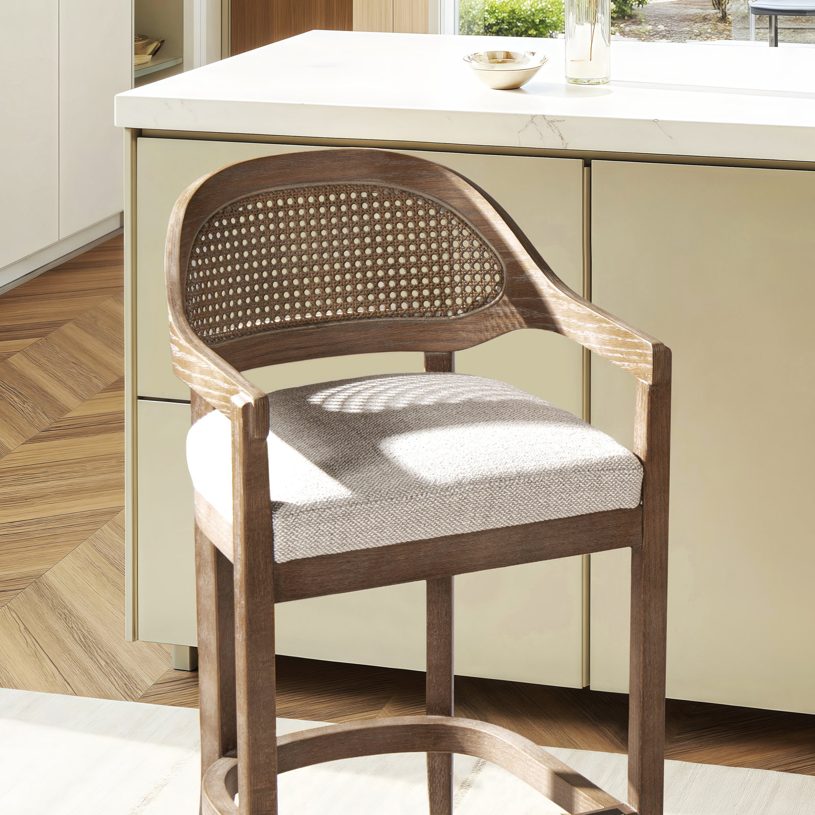 Copley Bar and Counter Stool, Counter Stool (26” Seat Height), Gray