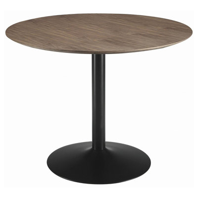 Brown Round Dining Table